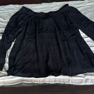 Sanctuary Black Off-Shoulder Blouse